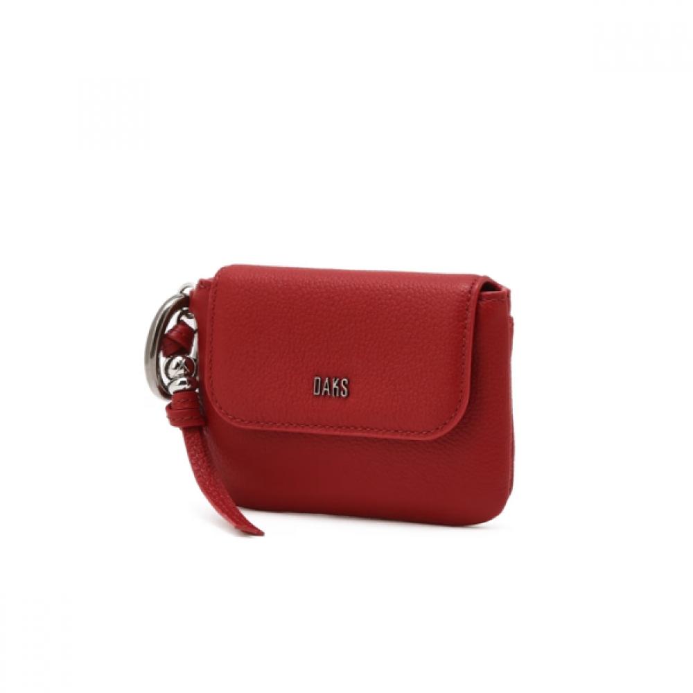 Daks Leather Wallet Card Red Dcho6f761r2