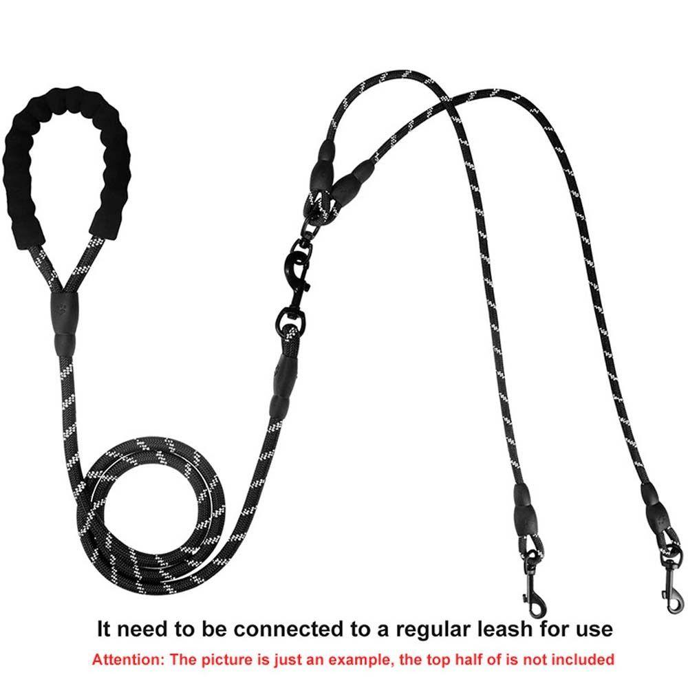 For Two Dogs Pet Traction Rope Puppy Pet Supplies Dogs Lead Stuff Double Dog Leash Pet Leash Lead