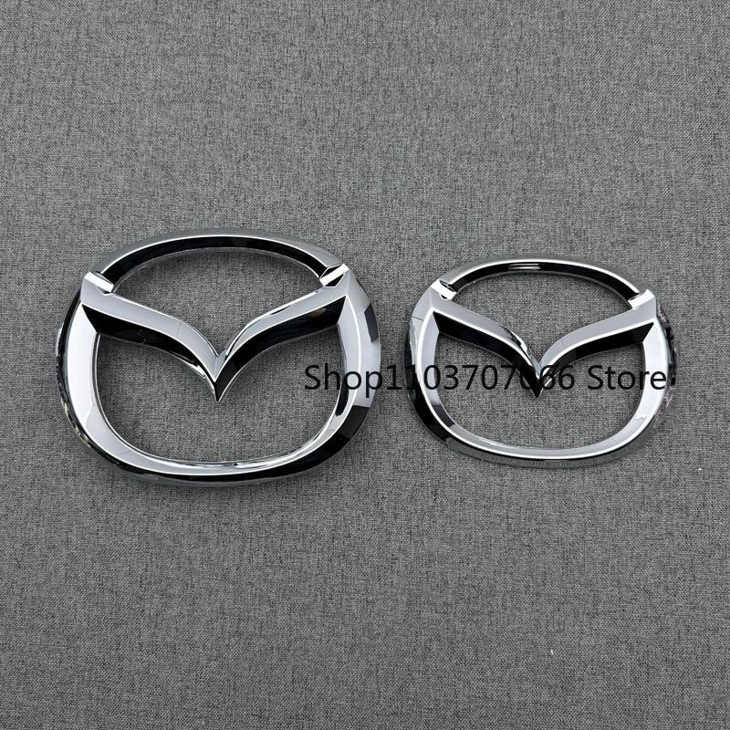 Car Hood Front And Rear Tail Mark ABS Logo Compartment X Badge Sticker For 2006 07 08 09 10 11 12 13 14 Year MAZDA3 Accessories