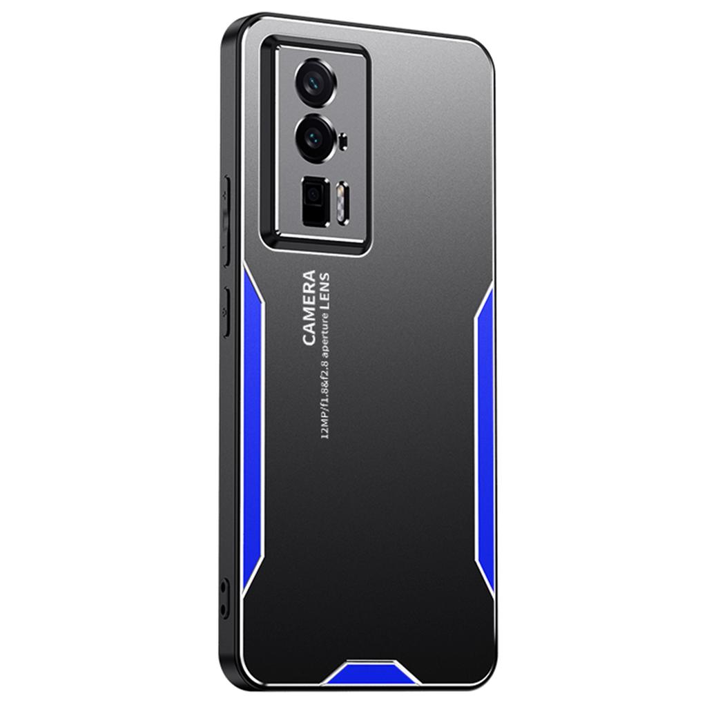 For Xiaomi Redmi K60 5G Phone Case Metal+TPU+PC Cover Camera Lens Protection