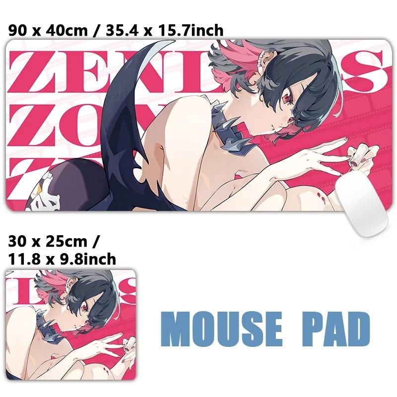 ZZZ Anime Girls Mousepad Large Computer Laptop Keyboard Mousemat XXL Mousepad Gaming Nonslip rubber PC Office Long Desk Mats
