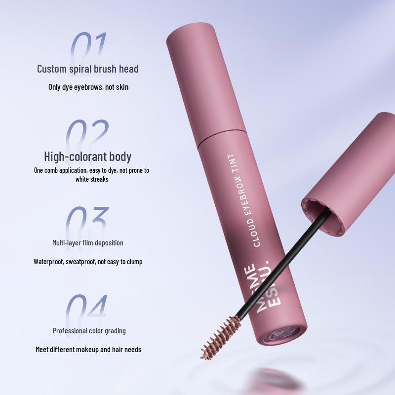 Misu Shu Yunwu Waterproof Tinted Brow Mascara: Sweatproof, Volumizing, Long-Lasting, Natural Look, Defined Color.