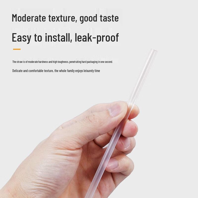 ZISIZ Disposable Bubble Tea Straws