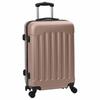 3 Piece Luggage Set In Rose Gold 50 X 31 X 78 Cm ABS Plastic