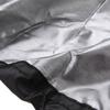 Outdoor BBQ Dust Cover, Black Silver Coated 210D Oxford Cloth Grill Cover