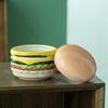 Ceramic Coffee Mug Drinking Cup Gift with Lid Cute for Drink Tea Burger