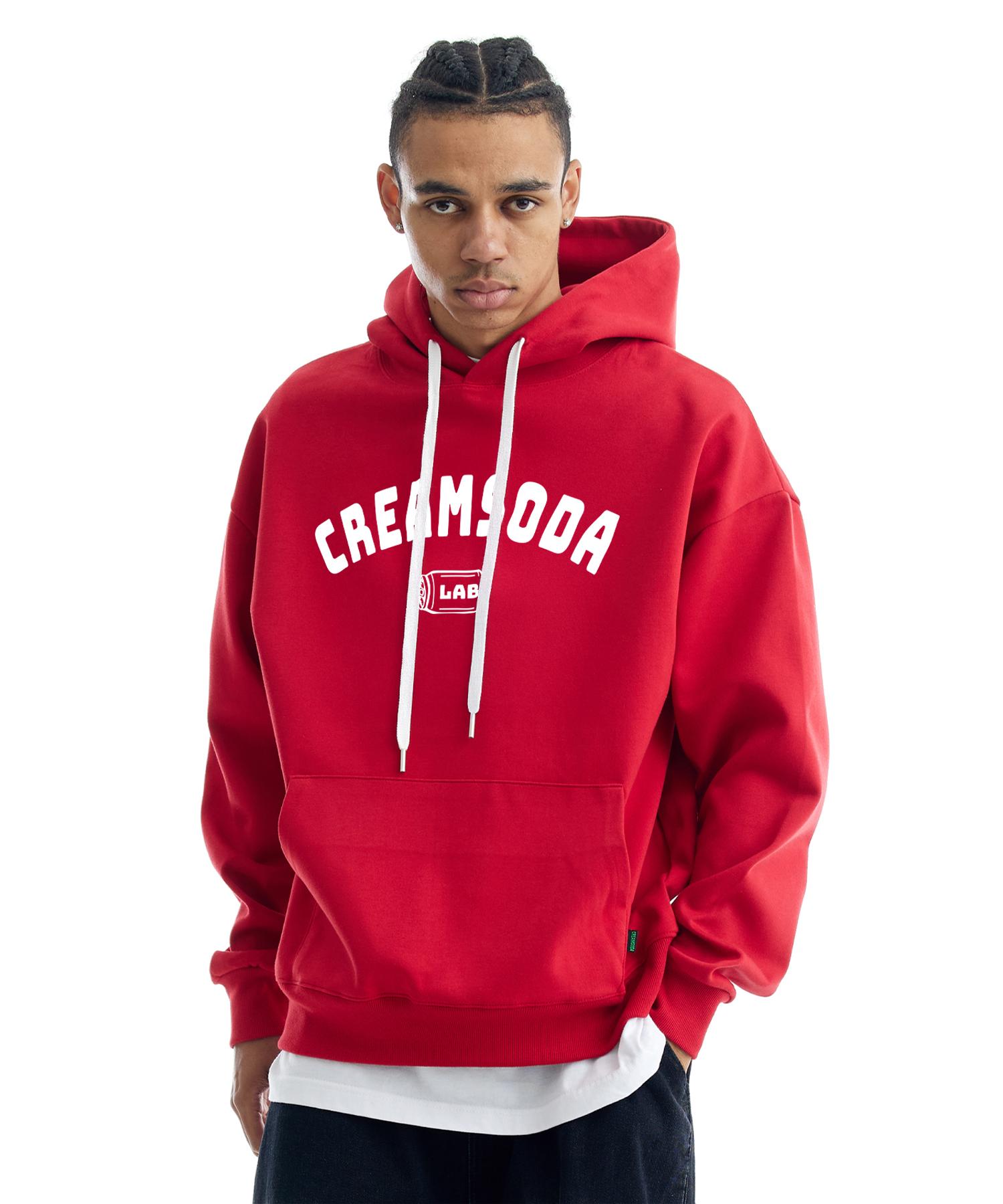 Cream Soda Lab Ozzy Acro Logo Hoodie Red General Fabric M(1)