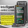 683 6000 Counts Large Digital Multimeter Smart Anti-burn Rechargeable Meter Reverse Display NCV Tester with Flashlight