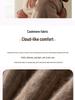 Women's Thickened Half-High Neck Cable Knit Cashmere Sweater - Soft, Versatile Autumn/Winter Pullover