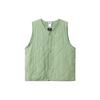 Gilets Hommes Vert Olive Col en V Modéré Autre DX0891-386
