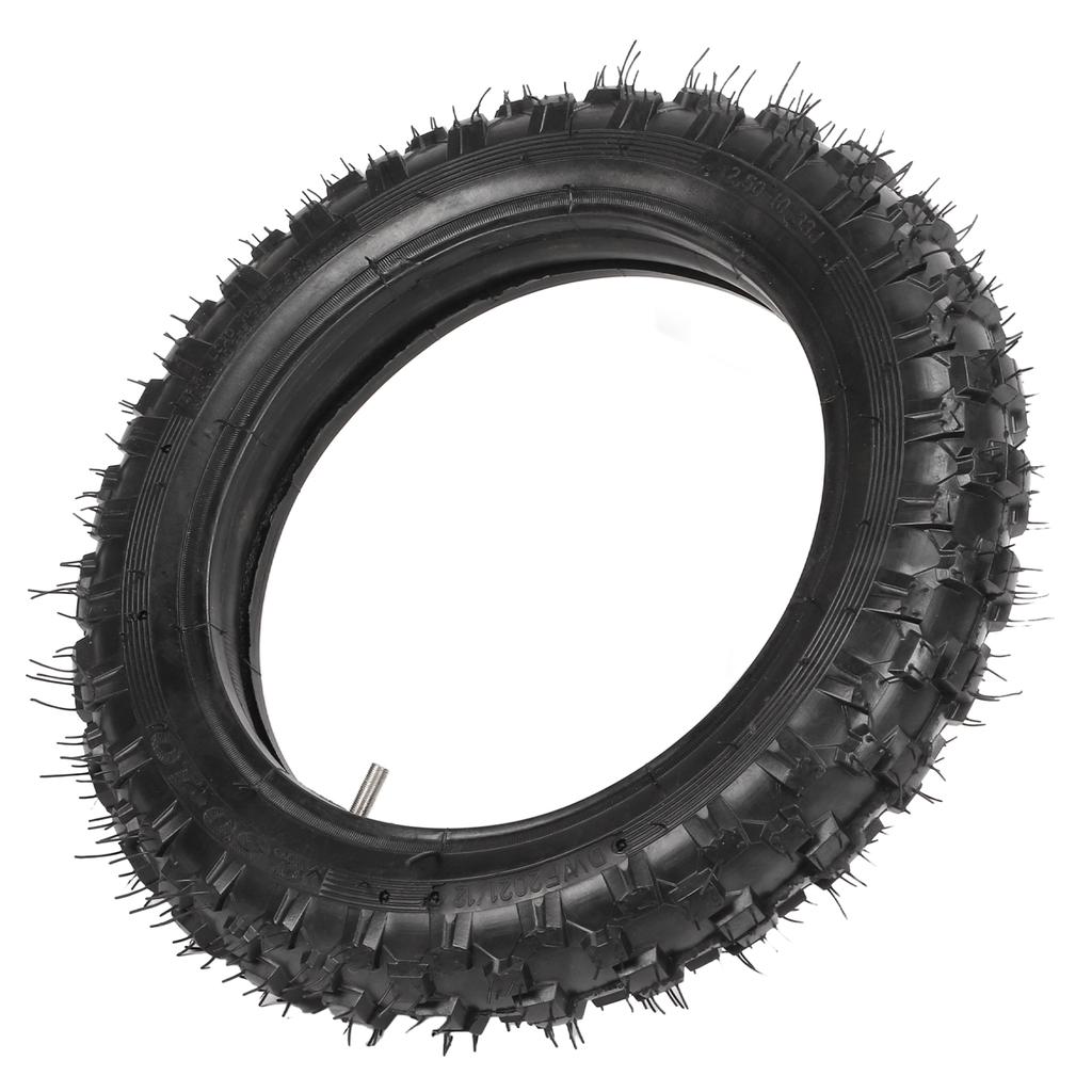 2.50x10in Tire Inner Tube Set with TR13 Straight Valve Stem for 50cc 70cc 90cc 110cc Mini Dirt Pit Bike