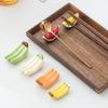 Japanese Style Cute Cartoon Fruit Ceramic Household Chopstick Rack Tableware Storage Rack Dining Table Decor Kitchen Accessories