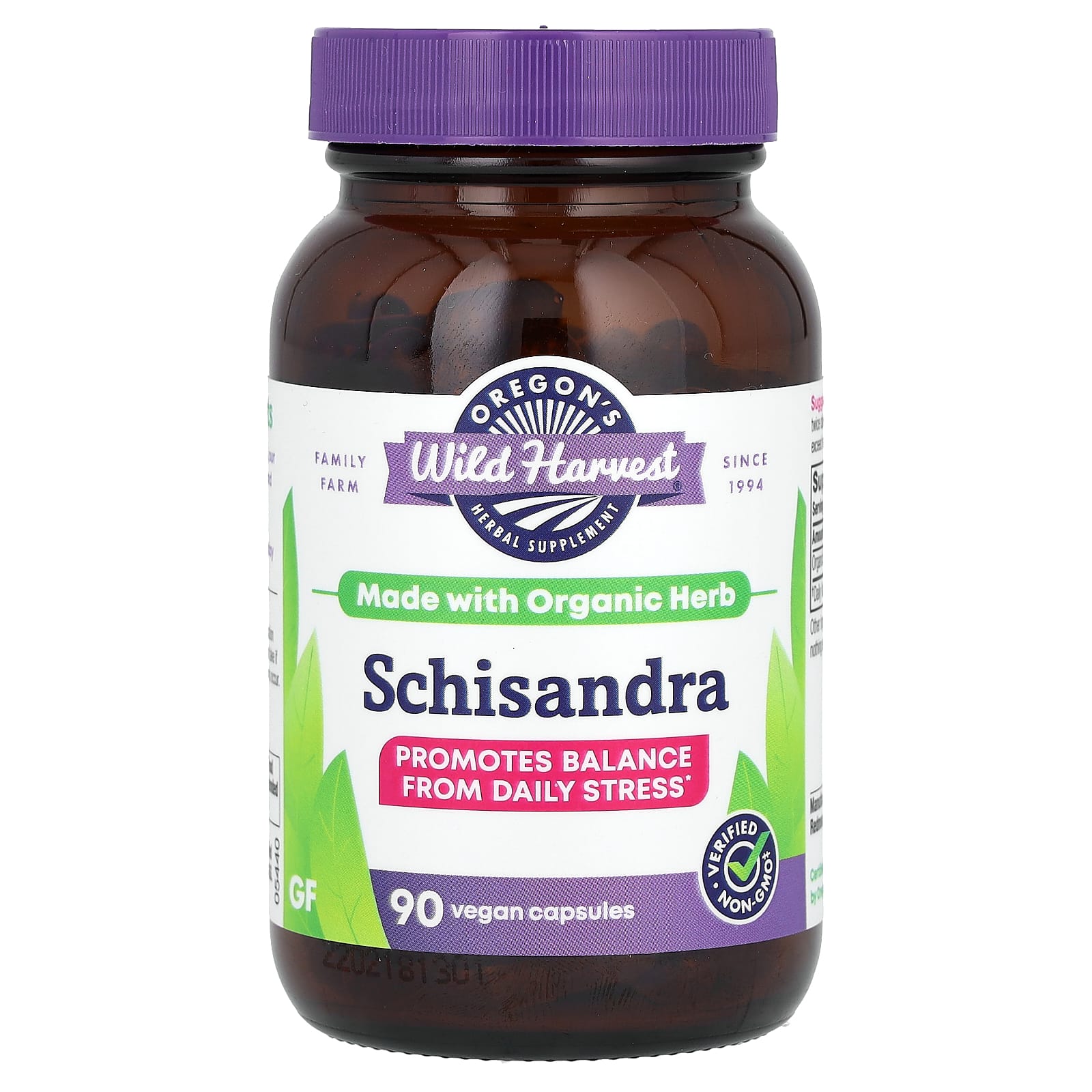 

Oregon s Wild Harvest, Schisandra chinensis, 90 veggie capsules