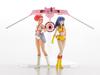 Hasegawa Creator Works Series Dirty Pair Kei Yuri Lovely Angel Scale Plastic Model Kit CW24 & w/ 1/20