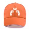 New Summer Double Gun Shooting Pistol Print Cap Unisex Women Unisex Cotton Hat Snapback Hats Trucker Cap SunHats