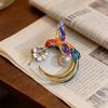 Painted Hummingbird Brooch Bird Corsage Suit Clothing Accessories Decoration Hundred College Entrance Examination Season