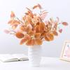 Autumn Artificial Eucalyptus Leaves Artificial Flowers Home Decoration Green Plants Apple Leaves Wedding Decoration False Leaves