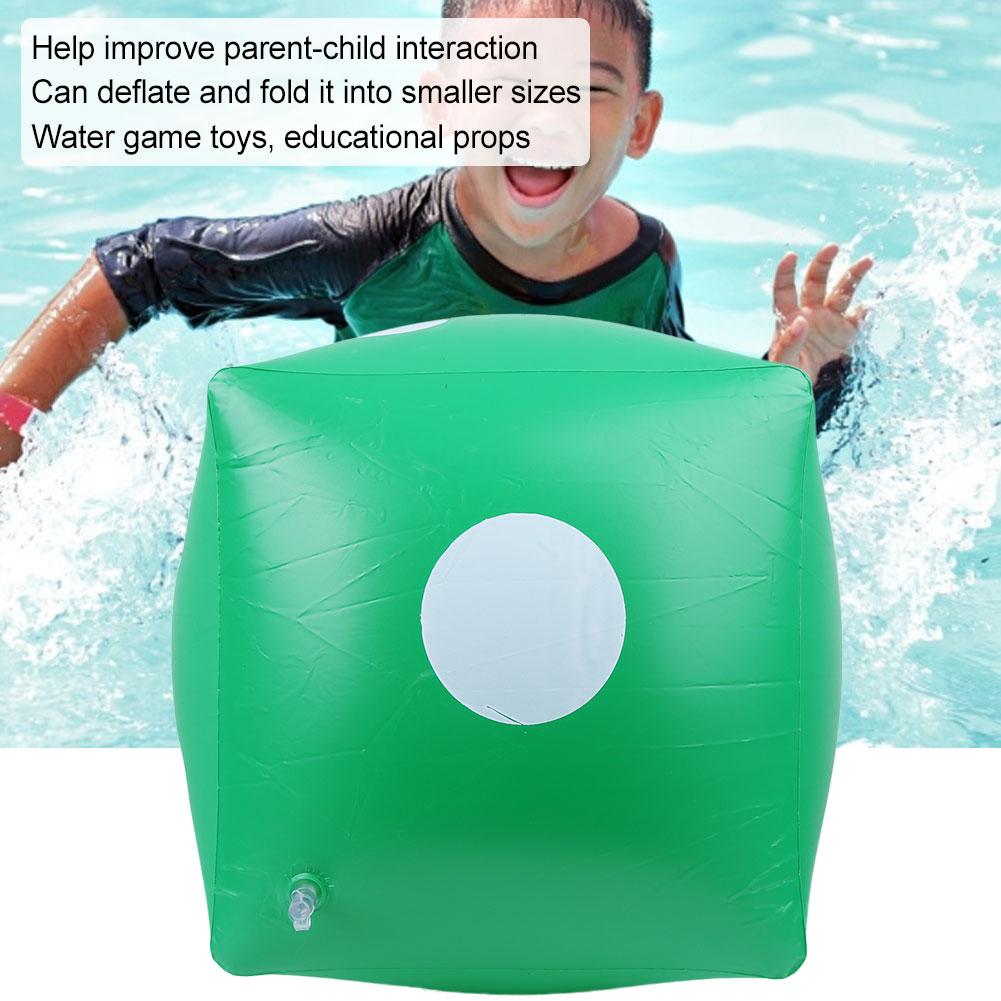 Inflatable Dice Portable Indoor Outdoor Party Activities Supplies Prop Game ToyGreen