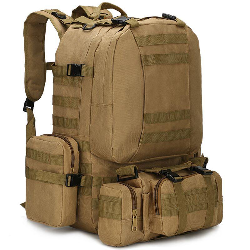 Military Outdoor 65l Tactical Sportbag Camping Hiking Trekking Rucksack Backpack