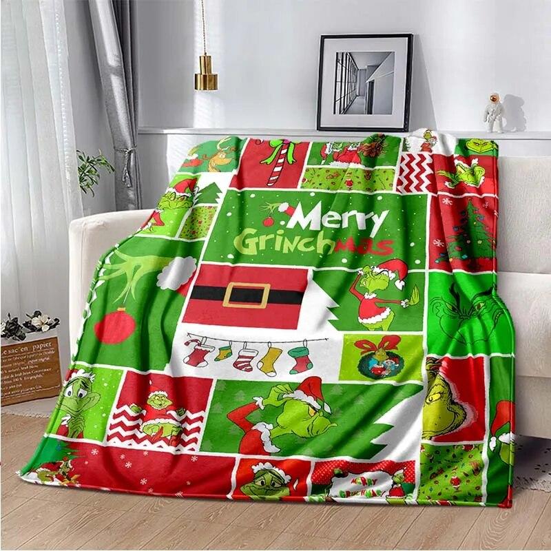 

Christmas Blanket Rectangle Blanket Flannel Blanket Flannel Wearable Blanket Unique Throw Blanket for Sofa Bed Christmas Gifts