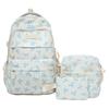 Zaino per la scuola Zaino per studenti Set da tre pezzi da donna Zaino con fiocco giapponese Versione coreana Zaino carino di grande capacità Borsa a tracolla singola