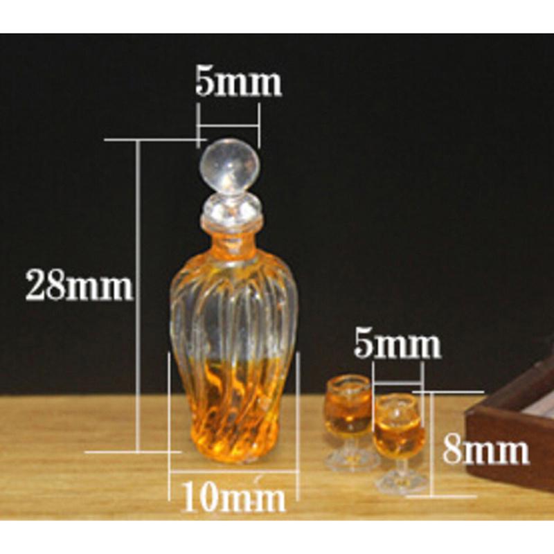 1Set Colorful Wine Bottles Dollhouse Miniature 1:12 Scale Classic Toys For Kids Scale Models Baby DIY Toys