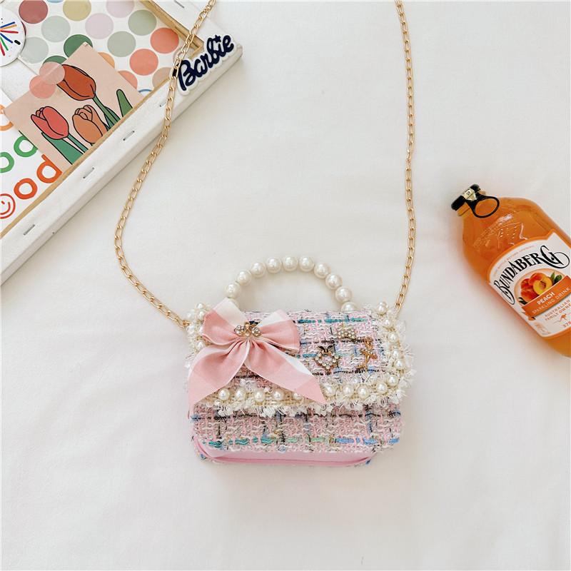 Stylish Girls Bowknot Handbag Charming Korean Inspired Princess Crossbody Bag