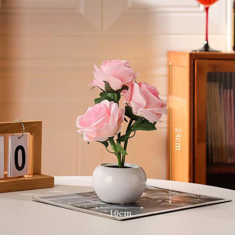 Elegant Tulip Night Light: High-End Decorative Bedside Lamp for Bedroom Ambiance