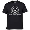 Scp Badge Printed Tshirt Summer 0 Neck Short Sleeve Top Casual Hip Hop  Harajuku Style Top Unisexs And Unisexs Clothing F110