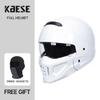 Classic Style Matt Black Scorpion Helmet Detachable Multi-purpose Combination Motorcycle Locomotive Capacete De Moto Masculino