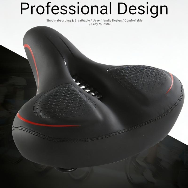 Oversized Breathable Electric Bike Saddles Soft Thicken Bike Seat Cushions Ergonomic Comfortable Bike Seat
