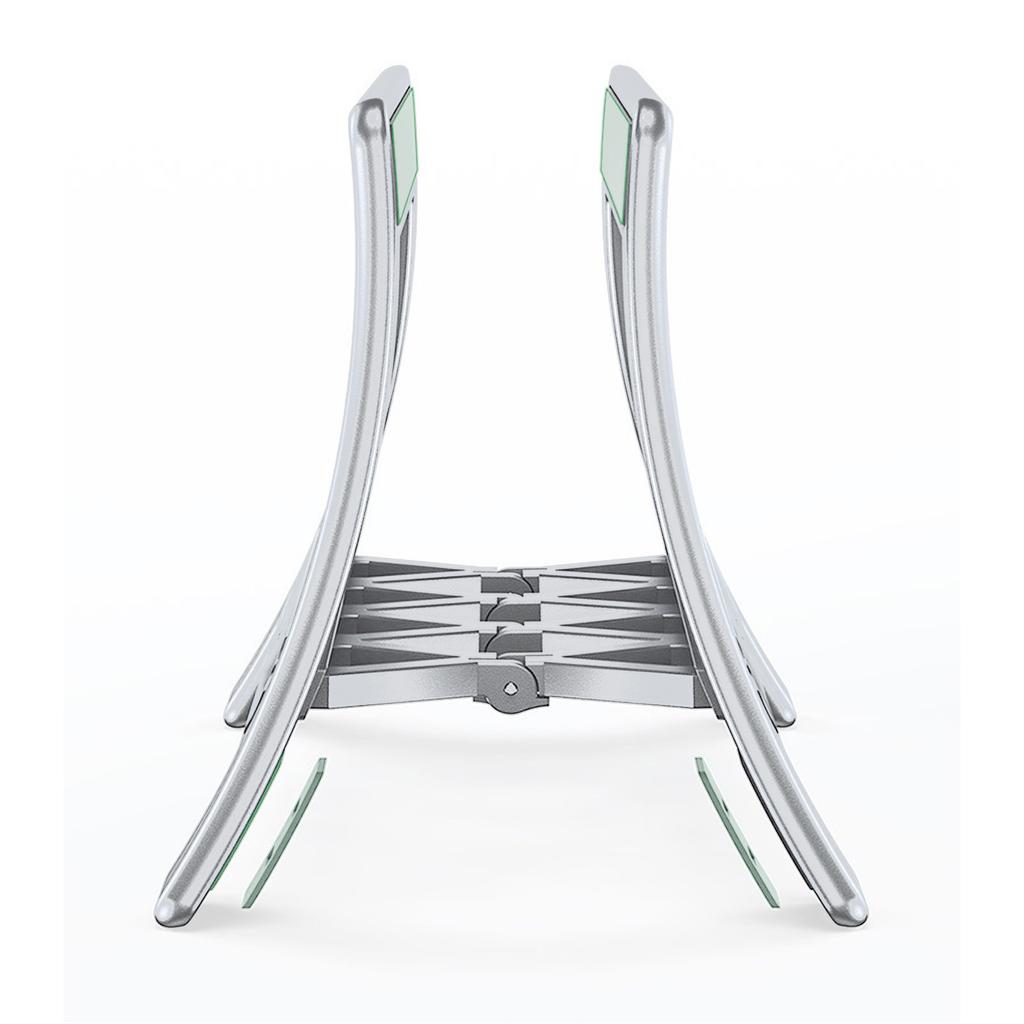 Adjustable Aluminum Alloy Phone Tablet Stand with Foldable Design for Office Home Travel