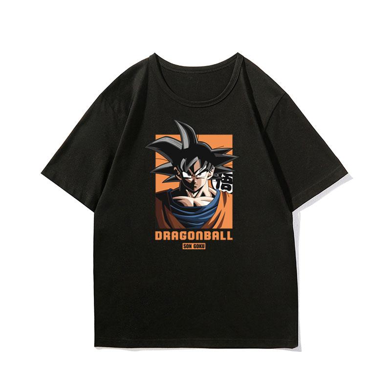 Мужская футболка с коротким рукавом Dragon Ball Collaboration Модный бренд Модная японская одежда с принтом от Гоку, Фризы и Маджина Буу S