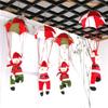 Charming Santa Claus Snowman Christmas Home Ceiling Decoration Parachute Doll Toy