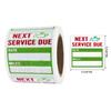 Clear Transparent Surface Maintenance Reminder Label Car Service Sticker  Auto Repair Shop