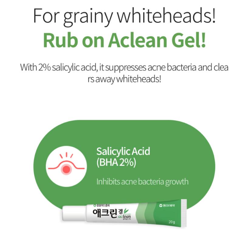DONG-A PHARM Aceutical Acnon Cream / Acrin Gel | Soothing & Acne Care Skincare