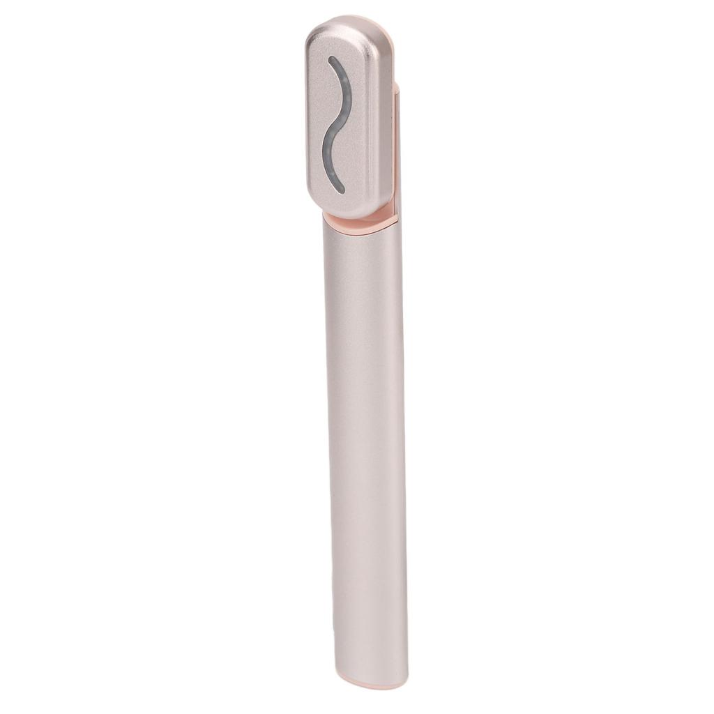 Heated Eye Massage Wand Stick RF Relieve Fatigue Microcurrent Eye Lift Pen for Dark Circles Rose Gold