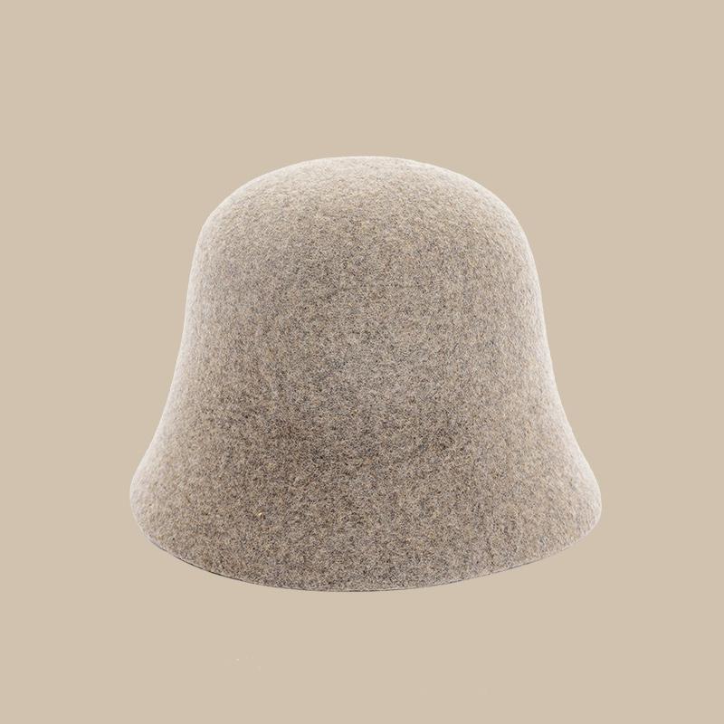 Trendy Warm Ladies Bucket Hat Winter Fashion Women Wool Hat