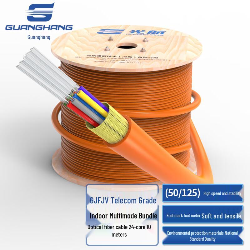 Guanghang Telecom-Grade Indoor Multimode LSZH Fiber Optic Cable