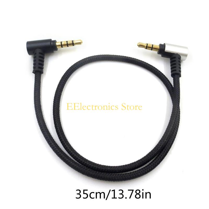 B03C TRS To TRRS Adapter 3.5mm Cable Microphone Audio Converter Patch Cables Balanced Smartphone for Rode SC7 Mic Cord