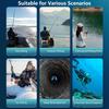 Underwater 4.3 Inch LCD Ice Finder Winter Fisherman Fishing Camera with Night Vision 15m Cable Black