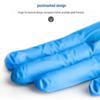 Gongba Disposable Durable Blue Nitrile Gloves, 100 Pcs/Box