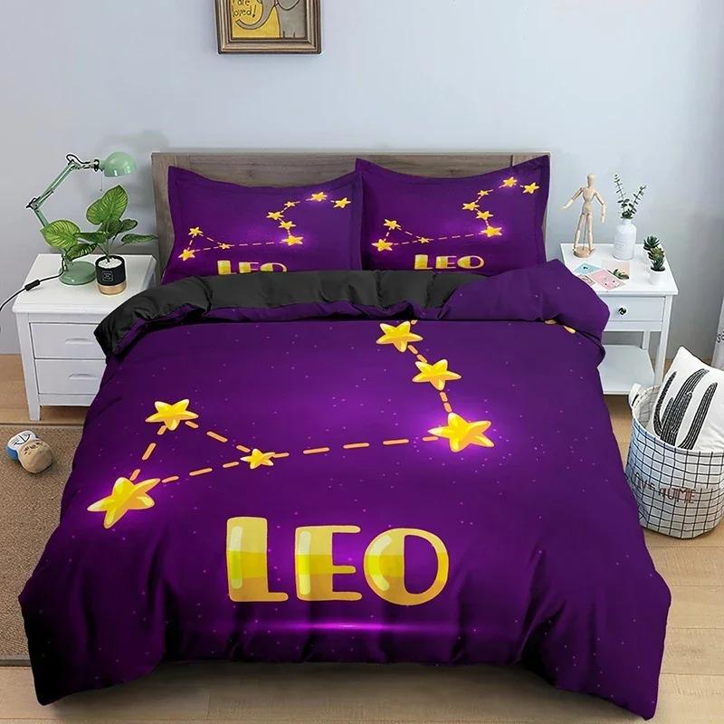 

Constellation King Queen Duvet Cover Astrological Bedding Set for Kids Teens Adults Ps 70x133cm 2pcs