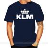 KLM Logo Retrò Royal Dutch Airline Maglietta Aviazione uomo marca teeshirt uomo estate cotone t-shirt