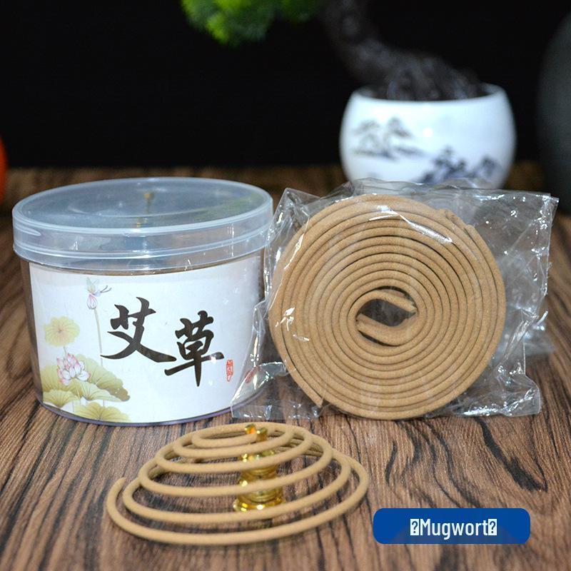 Sandalwood & Agarwood Jasmine Coil Incense for Deodorizing & Sleep Aid
