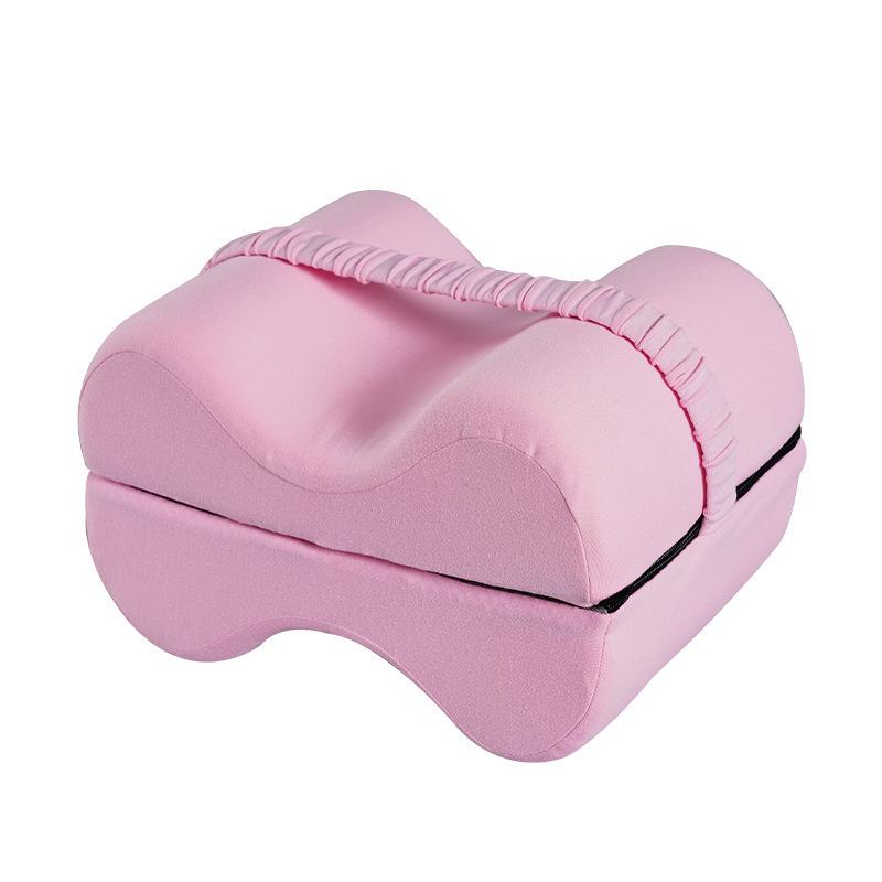 1 Leg & Knee Support Pillow with Straps Pregnant Women's Pillows Medium Anti Slip Falling Pillow Hardness Pillow Detachable Pillow Solid Color Pillow