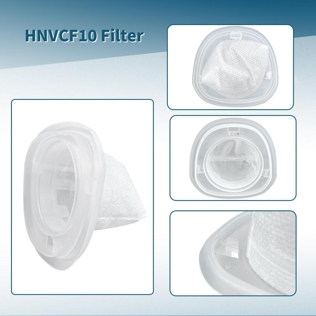 HNVCF10 Filter Replacement for and Decker Dustbuster Hand Vacuum HNVC115, HNVC215, HNVC220 Series