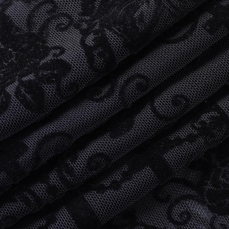 AltGoth See Through Mesh Pants Women Dark Gothic High Waist Lace Flare Pants Vintage Streetwear Fairy Grunge Race Trousers Femme