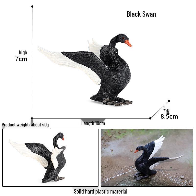 Wild Safari Animal Figurines: Giraffe, Elephant, Rhinoceros, Brown Bear, Tiger, Lion, Leopard, Hippopotamus - Solid Cognitive Toys