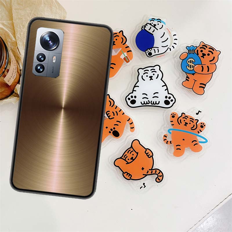 Brushed Metal Texture Steel Print Phone Case For Xiaomi Poco X7 X6 M8 M7 M6 M4 M3 X4 Pro F7 Ultra M5S Mi 14 14T 15 15T 12T 10T P